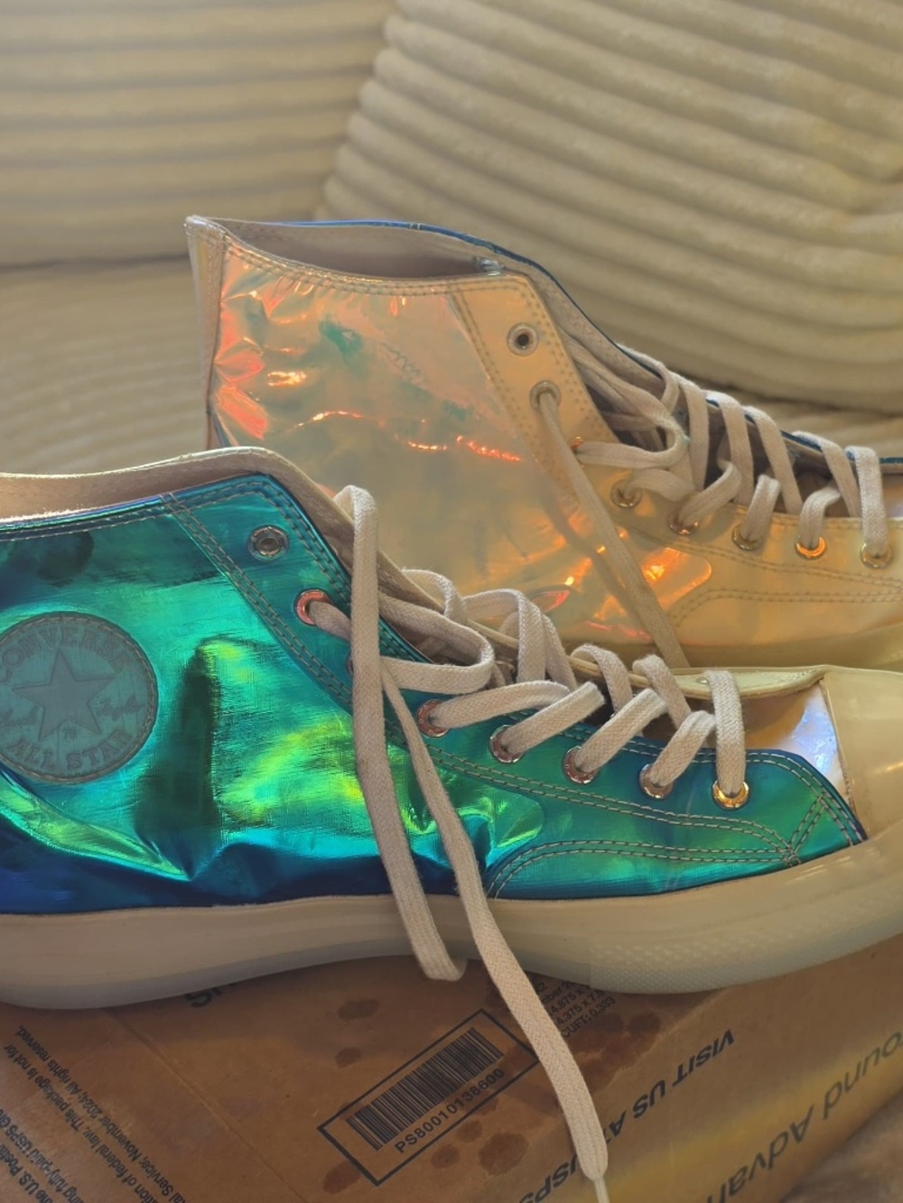 Iridescent Converse aka Chucks